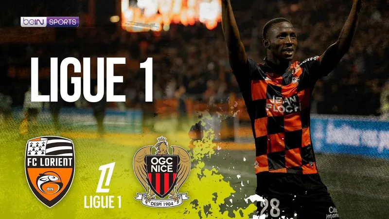 Cầu thủ Nice và Lorient đang tranh chấp quả bóng trên sân cỏ - Lịch sử đối Cầu thủ Nice và Lorient đang tranh chấp quả bóng trên sân cỏ - Lịch sử đối