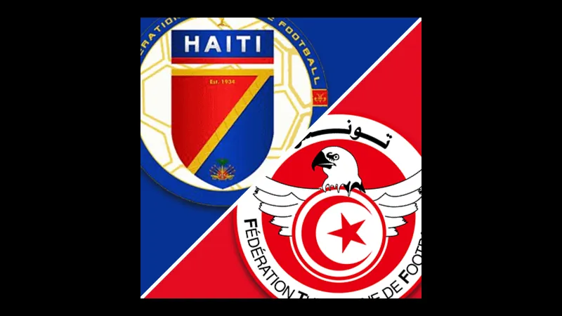 Haiti và Tunisia đối mặt trong tình huống tranh chấp trên sân Haiti và Tunisia đối mặt trong tình huống tranh chấp trên sân